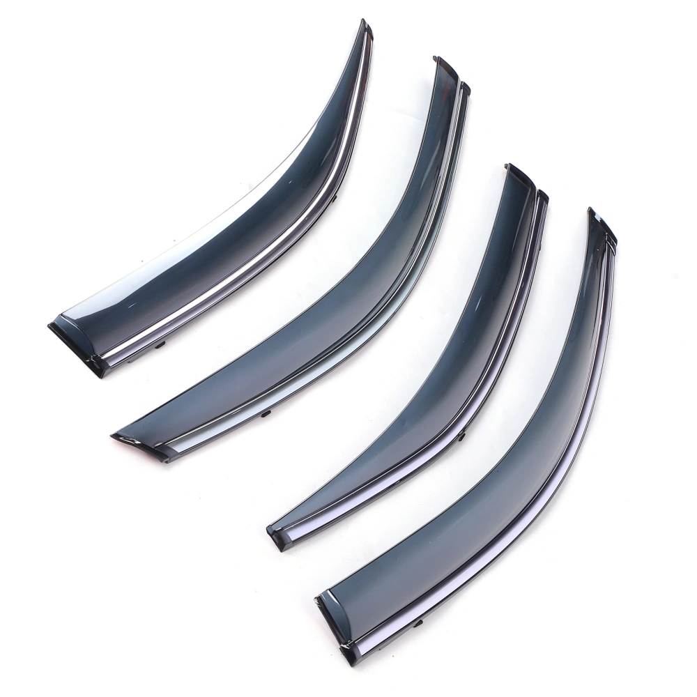 4pcs Window Visors Vent Sun Rain Shade Deflectors Car Styling Replacement for Vios 2014‑2017