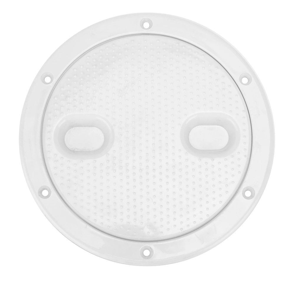 6in Deck Plate Inspection Hatch Cover Round White NonSlip AntiAging AntiCorrosion UV Resistant