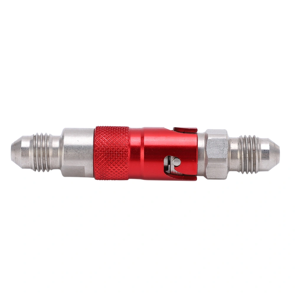 Motorcycle Brake Line Fluid Quick Release Fitting Adapter Stainless Steel UniversalRed