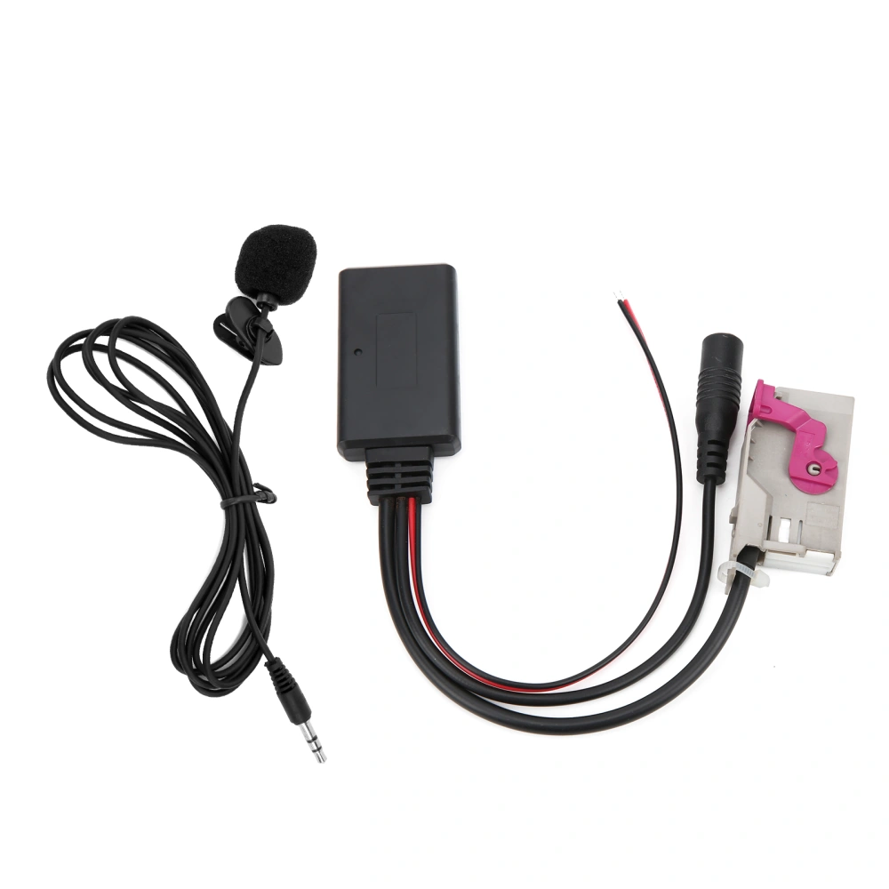 Car Bluetooth Module AUXIN Cable Wireless Microphone Adapter Replacement for A3 A4 A6 A8 TT R8 RNSE 32Pin DC12V