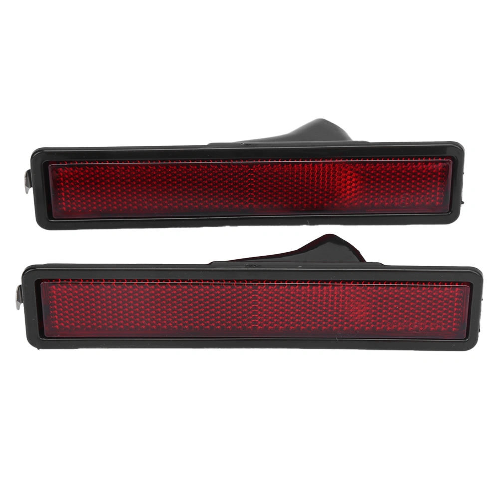 2pcs Front Side Marker Light Cover Lens 63141377849 Replacement for E30 E32 E34 318i 325i 525i 735iRed