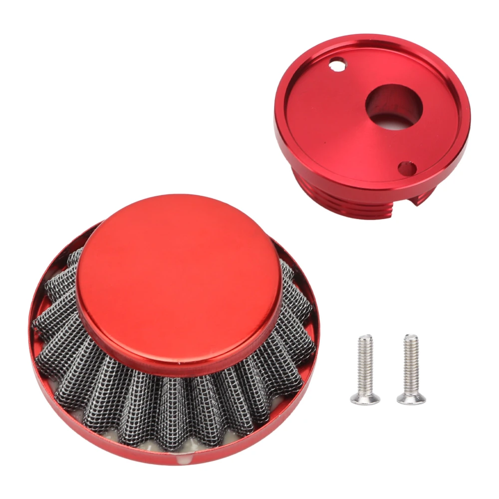 Air Intake Kit Aluminium Alloy with Adapter Replacement for 47cc 49cc Mini Pocket Bike