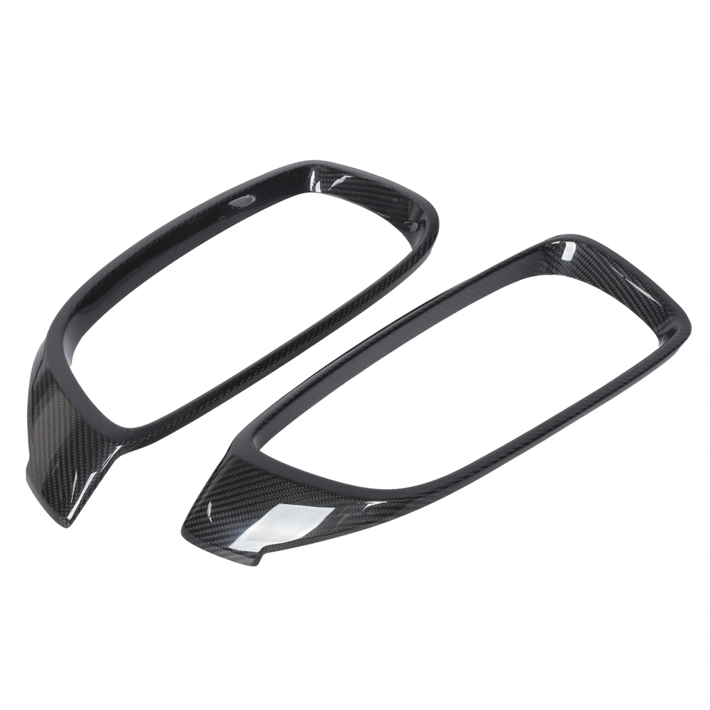 Pair of Front Grille Insert Cover Frame Carbon Fiber Decoration Replacement for M3 F80 M4 F82