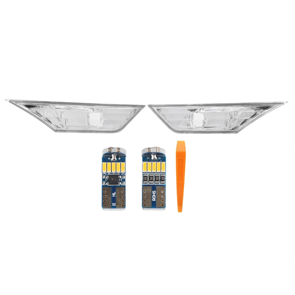 Pair of Side Marker Lamp Turn Signal Light with LED Bulbs 20559010 Replacement for Civic 2016‑2021