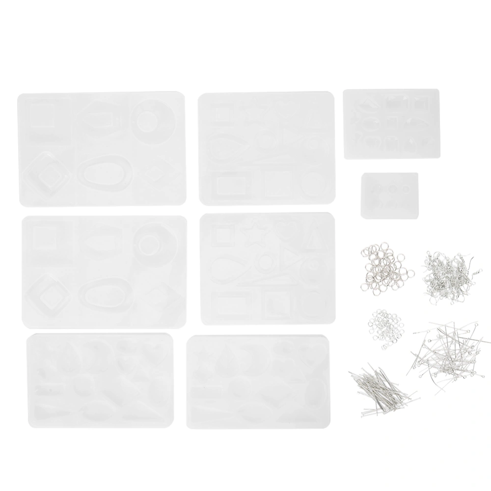 248pcs / set Earrings Casting Molds DIY Craft Jewelry Pendant Making Mold Accessory