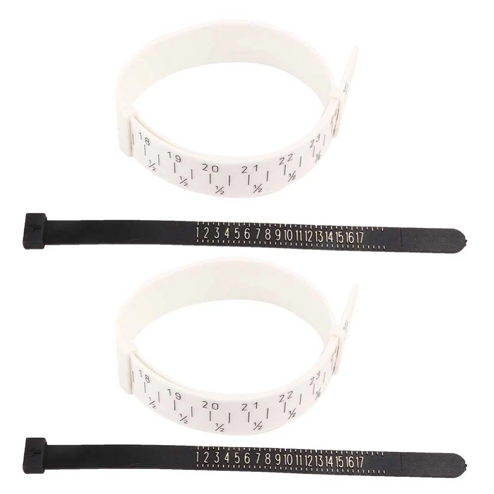 2 Sets Finger Wrist Measuring Tool Ring Bracelet Sizer Jewelry Making Measuring Tool