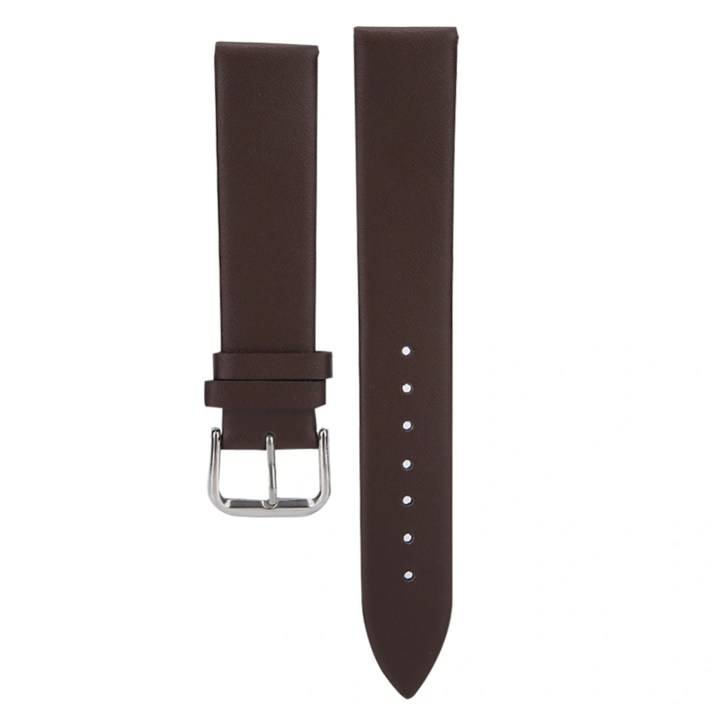 Unisex Brown 18mm Watchband Strap Replacement Watch Band Watch Accessory