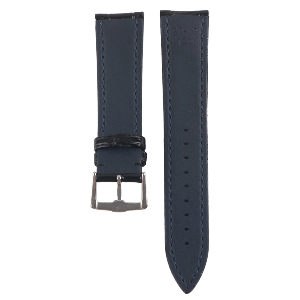 20mm Universal PU Leather Unisex Adjustable Watch Band Strap Replacement