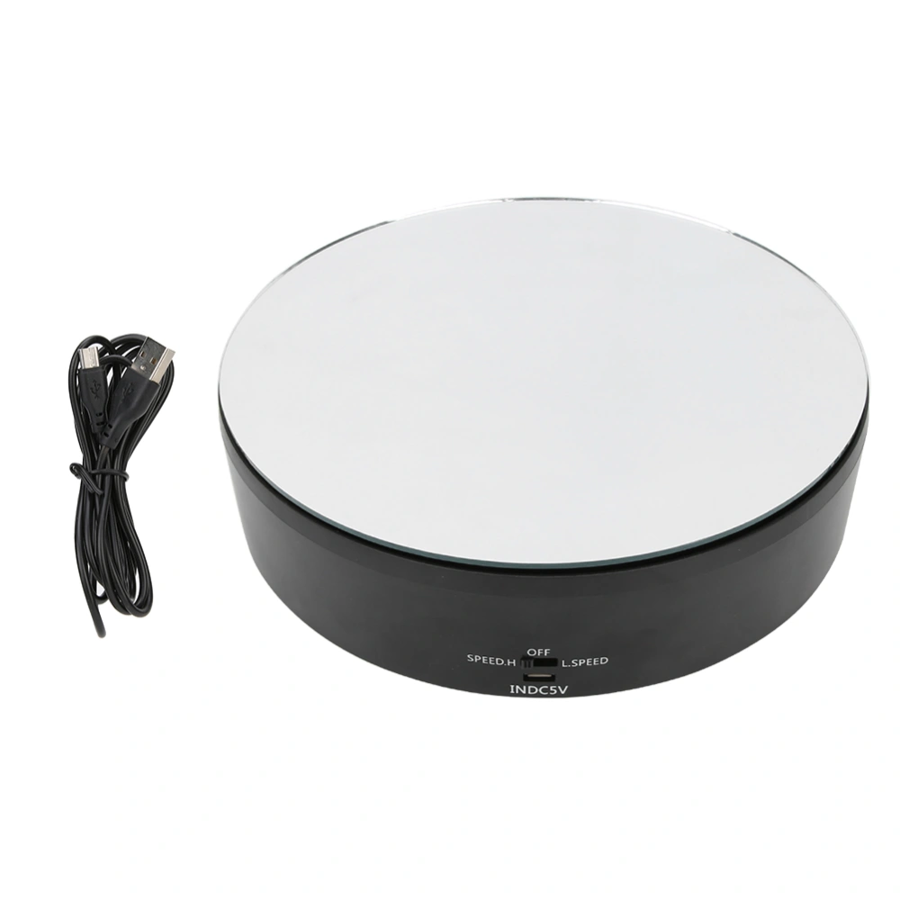 10kg Load Capacity USB Electric 360 Degrees Rotational Turntable Display Stand