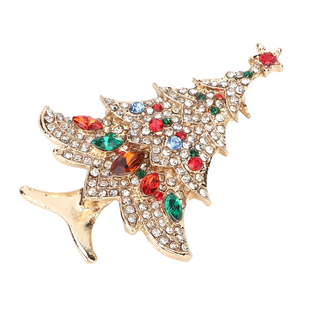 Christmas Style Fashionable Alloy Elegant Rhinestones Decoration Pin Brooch Jewelry