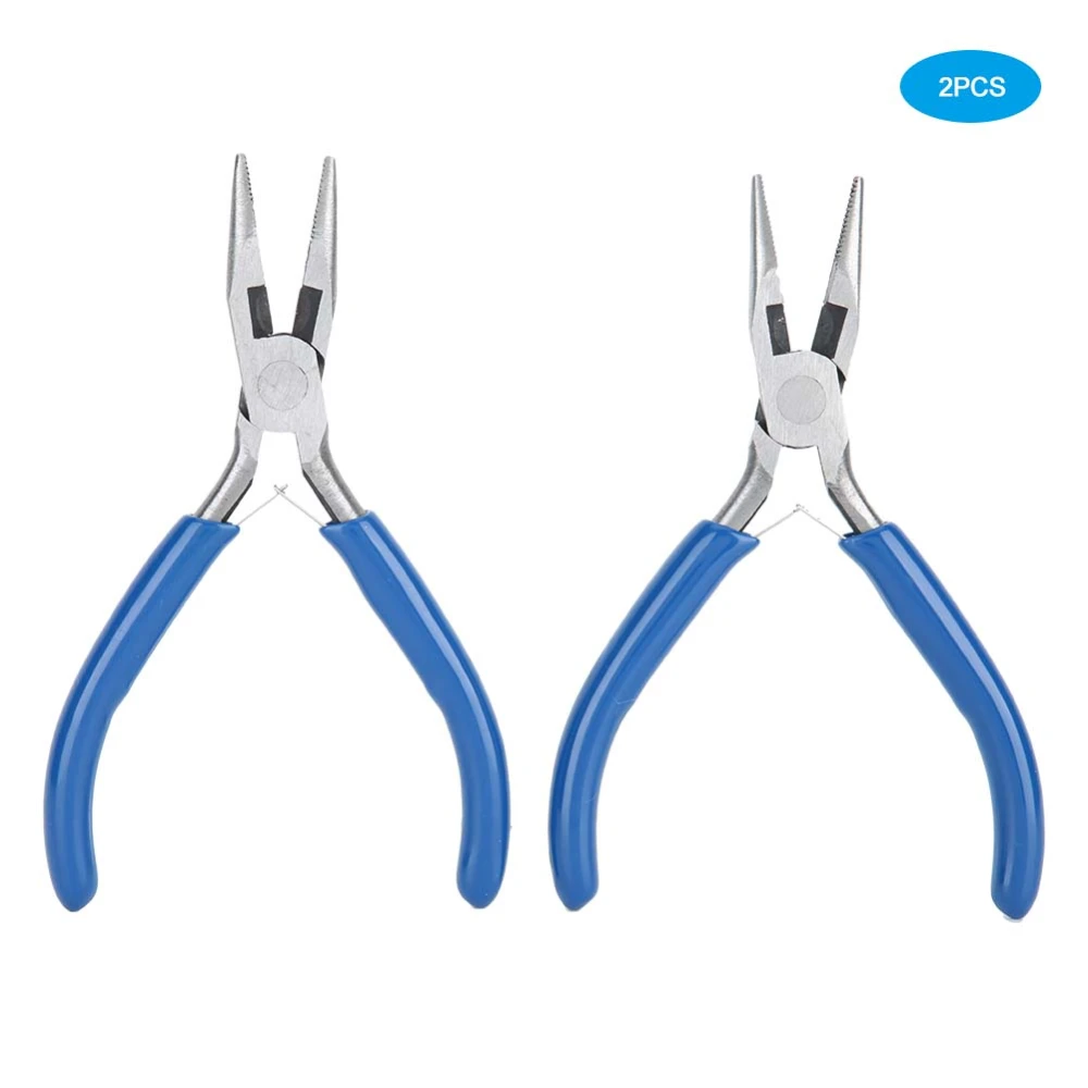 2Pcs Mini Metal Wire Cutting Needle Nose Pliers Tool Jewelry DIY Making Pliers Accessory