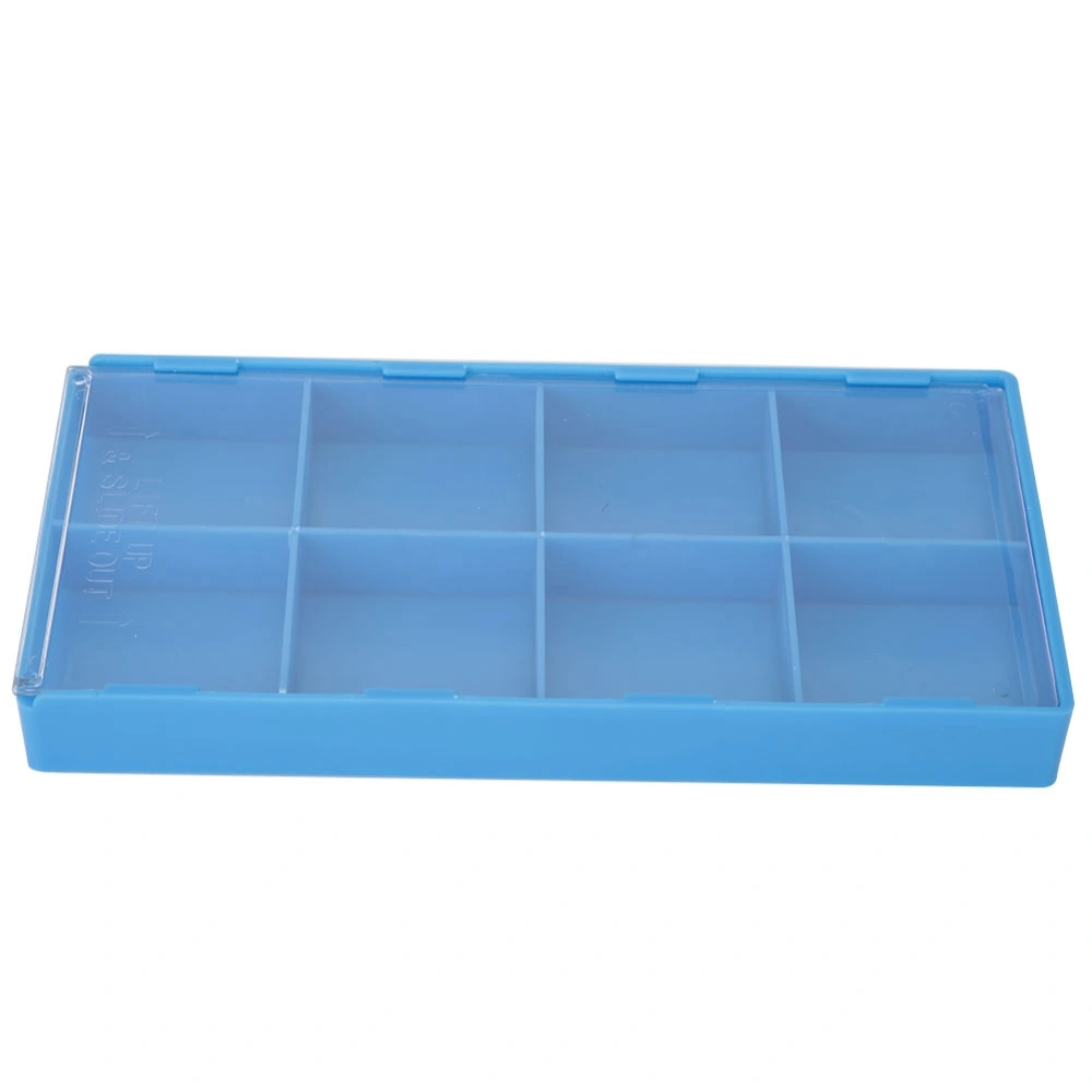 Plastic Watch Parts Storage Box Organizer Watchmaker Repairing Tools Storage Tray (8 Grid)