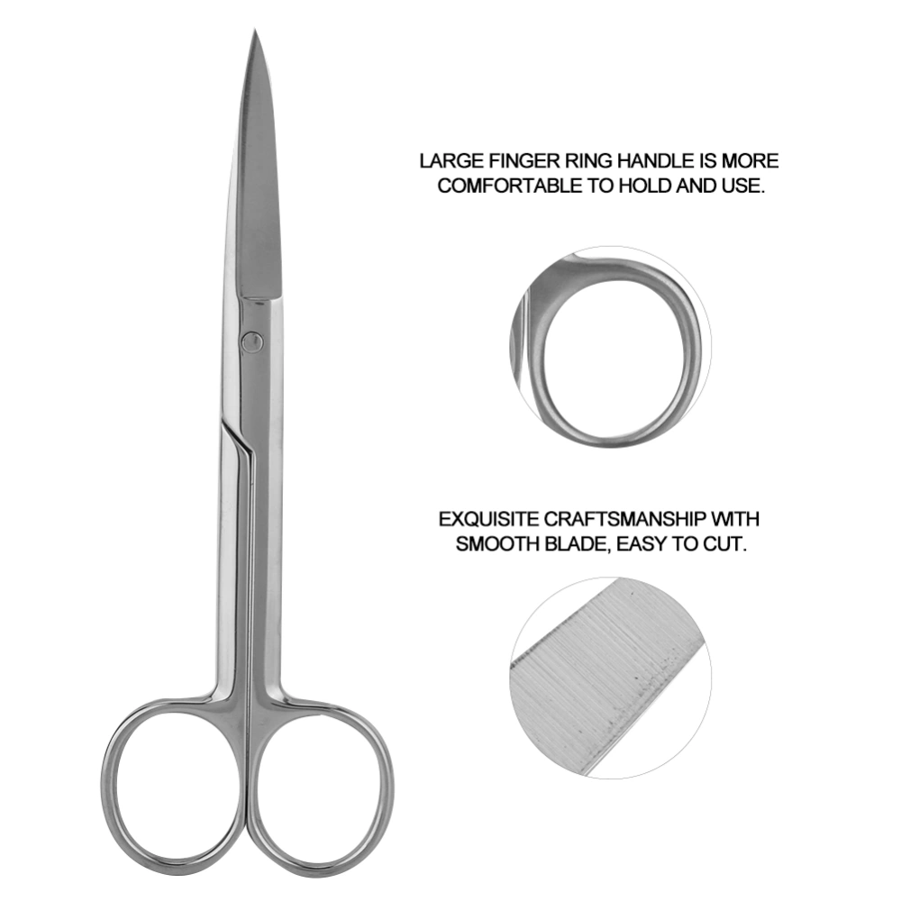 Stainless Steel Jewelry Making Cutter Tools Shears Welding Scissors Sheets Accessory (Long)