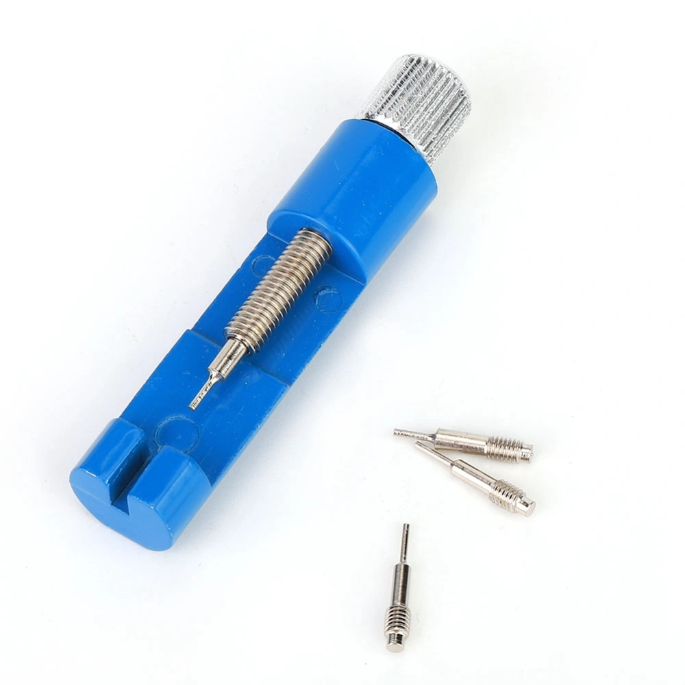 Metal Watch Band Strap Bracelet Adjuster Tool Link Pins Remover Repair Watchmaker (Blue)