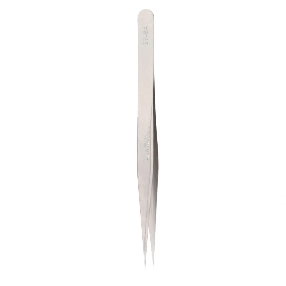 Stainless Steel Antimagnetic Acid Proof Tweezers High Hardness Watch Repairs Tool (#4)