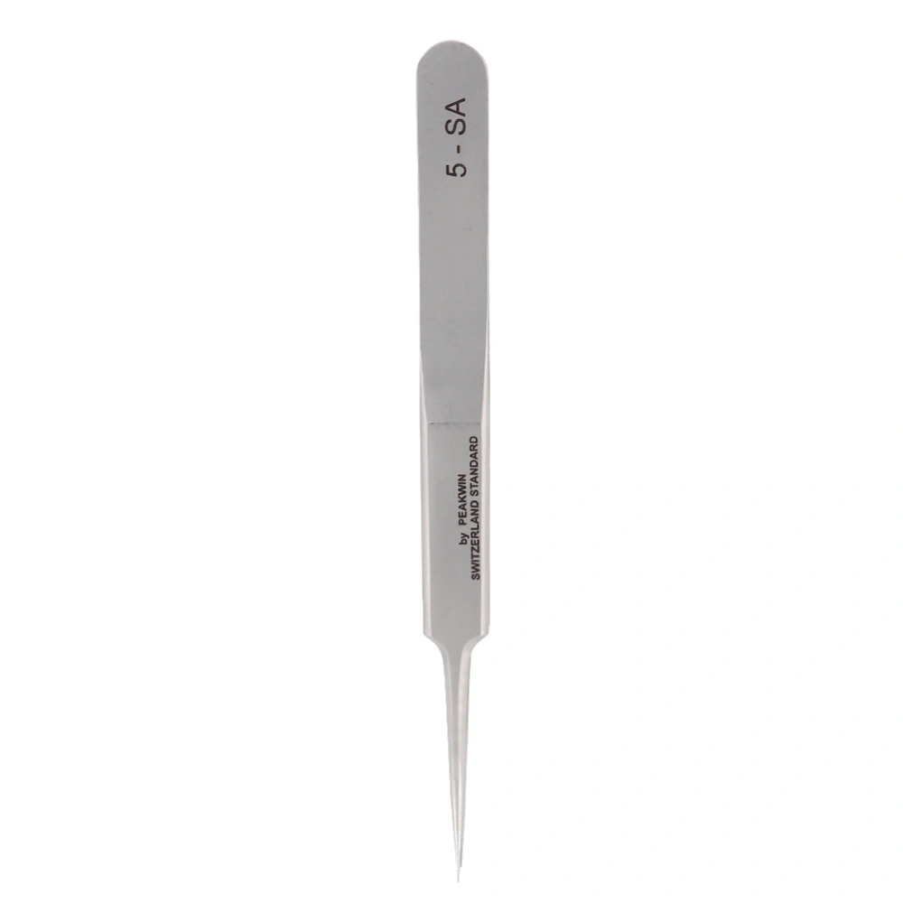 Stainless Steel Antimagnetic Acid Proof Tweezers High Hardness Watch Repairs Tool (#1)