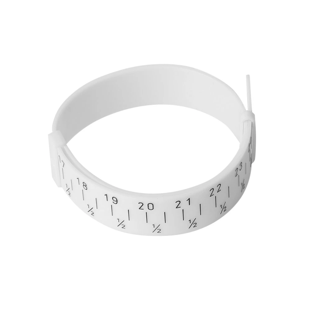 Plastic Gauge Sizer Jewelry Bracelet Bangle Measure Wrist Size Tool Measuring Ruler