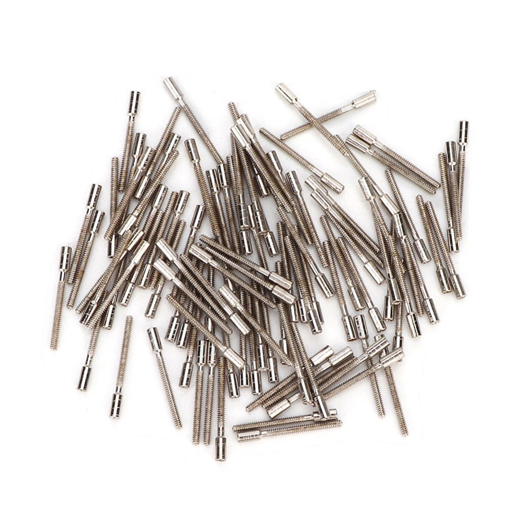 100Pcs Watch Band Link Pin Bar Spring Bars Connectors Remover Watch Repair Tool