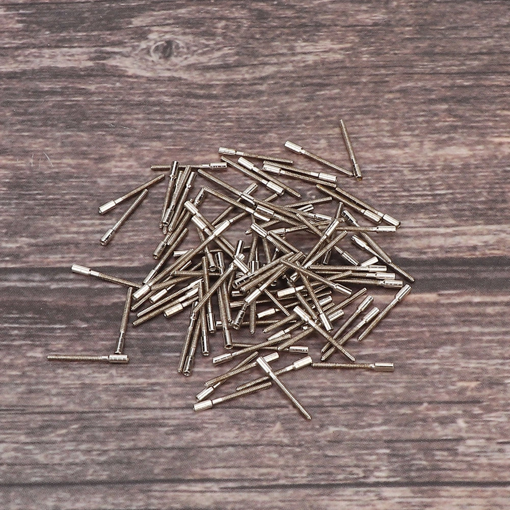 100Pcs Watch Band Link Pin Bar Spring Bars Connectors Remover Watch Repair Tool