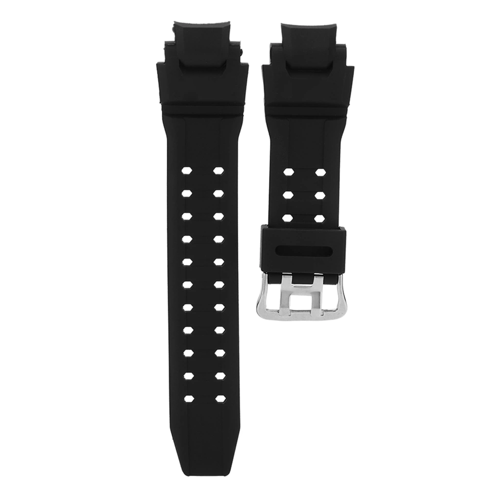 Black Color PU Leather Watch Strap Watchband Fits for GA‑1000/1100 GW‑4000/A1100 G‑1400