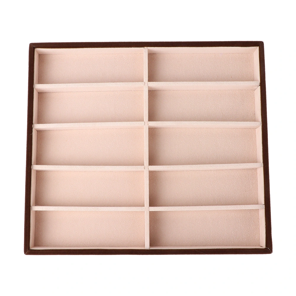 Sunglass Box 10 Grids Modern Glasses Organizer Eyeglass Display Storage Cases