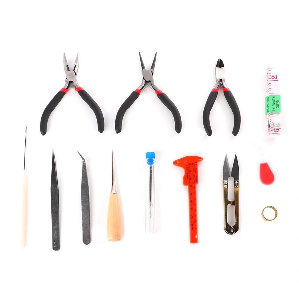 DIY Jewelry Tools 4.5-inch NeedlE nose Pliers Mini Scissors Pliers for Handmade Tool Kit