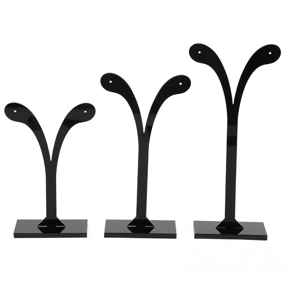 Three Piece Earring Holder Earring Display Stand Jewelry Stand Jewelry Stand(Bean Sprouts)