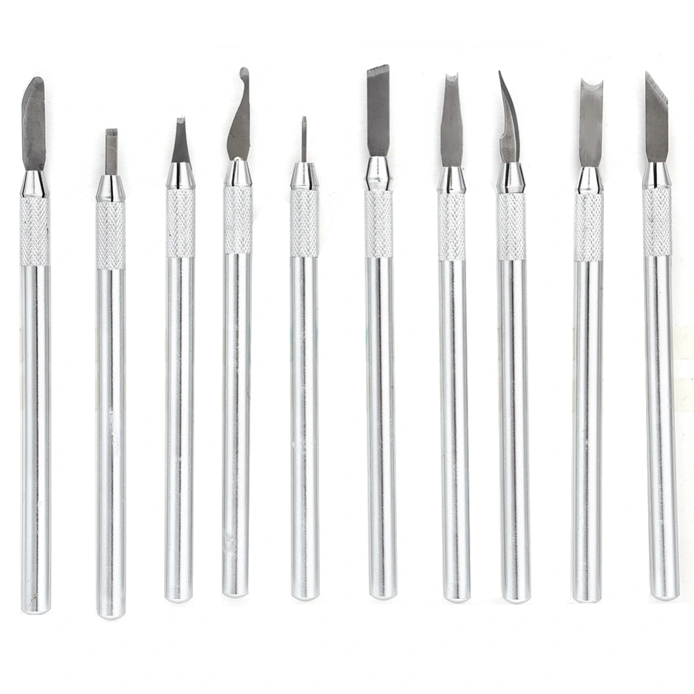 10Pcs Iron-nickel Alloy DIY Carving Pen Engraving Knife Jewelry Making Tool