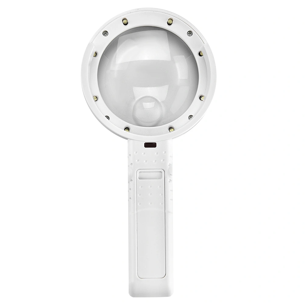 5/11X Magnifying Glass with 8 LED Light Hnadheld Desktop Multifunctional Reading Magnifier