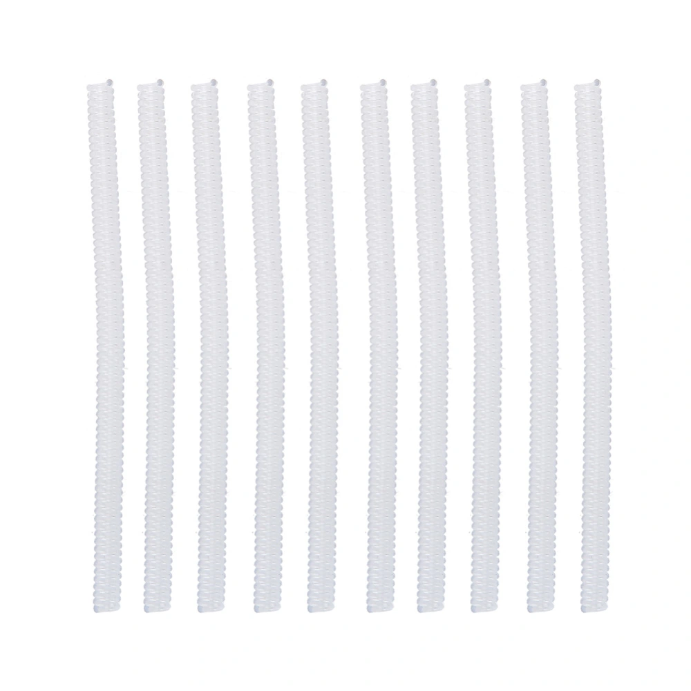 10Pcs Transparent Ring Size Adjuster Guard Tightener Reducer Jewelry Resizing Tool (4.5mm)