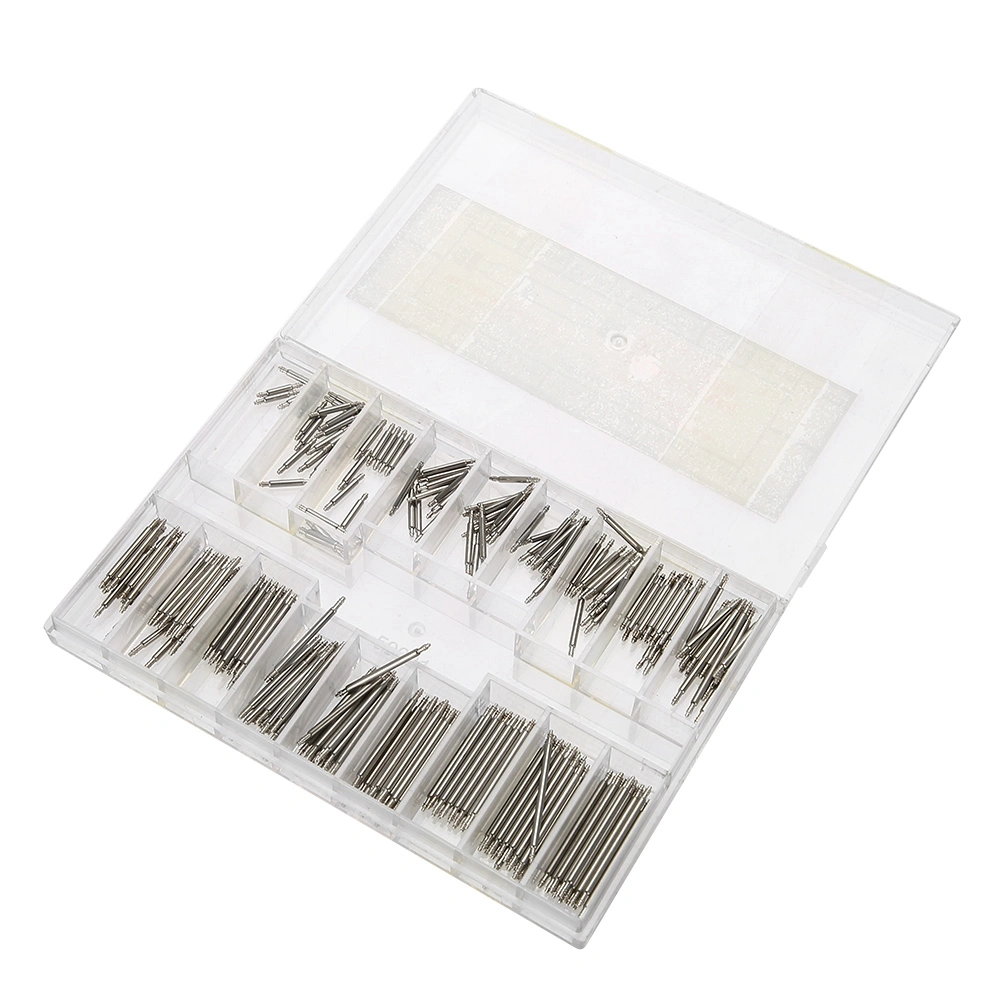 270Pcs Stainless Steel Watchband Spring Bar 8-25mm Watch Strap Ear Sets
