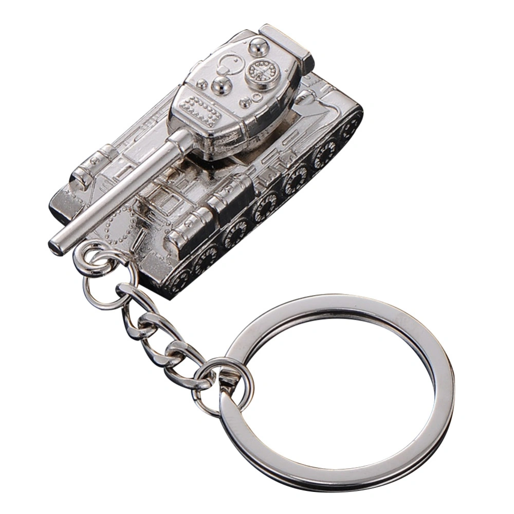 Fashionable Electroplating Model Tank Pendant Keyring Key Chain Ring Hangbag Decoration Pendant