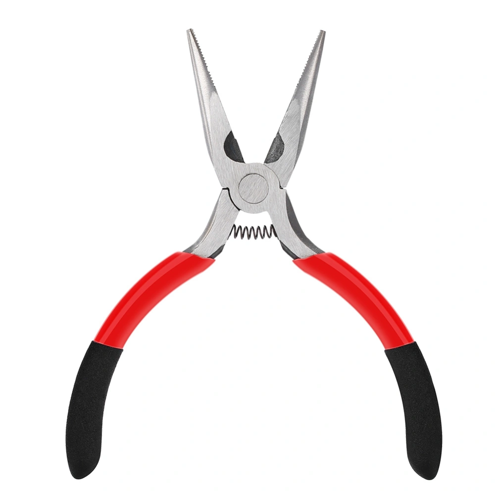 Long Nose Pliers Needle Nose Pliers Double Color Handle Wire Cutting Tool