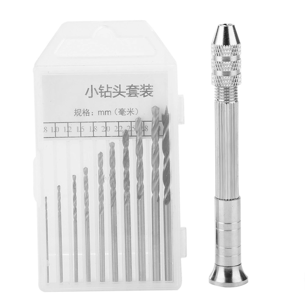 Mini Hand Drill Set Rotary Drilling Portable DIY Steel Wood Drill Jewelry Engravings Tools