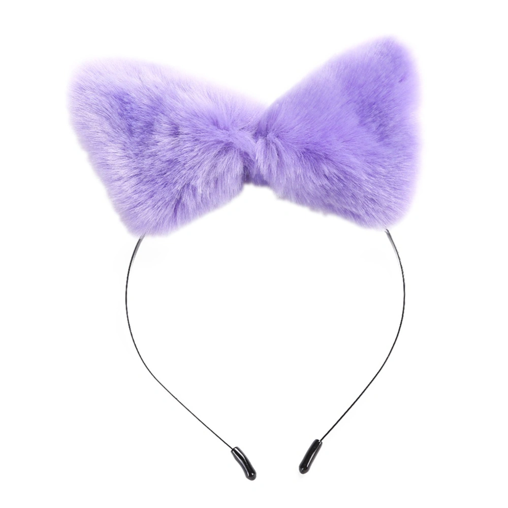 Cat Ear Lovely Gift Sweet Hair Band Headband Women Girl Hair Accessories Purple