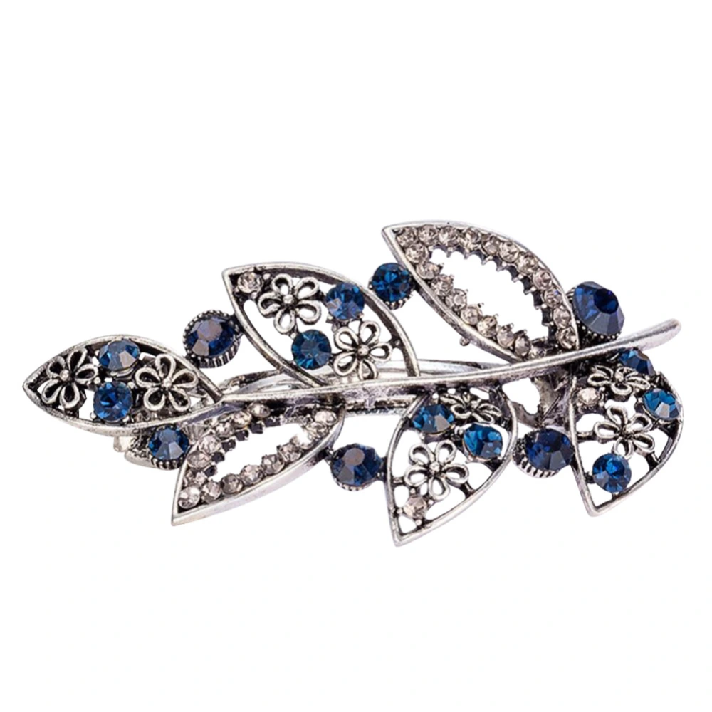 Trendy Rhinestone Electroplated Hair Clip Pin Women Girl Exquisite Barrette Accessories(#8)