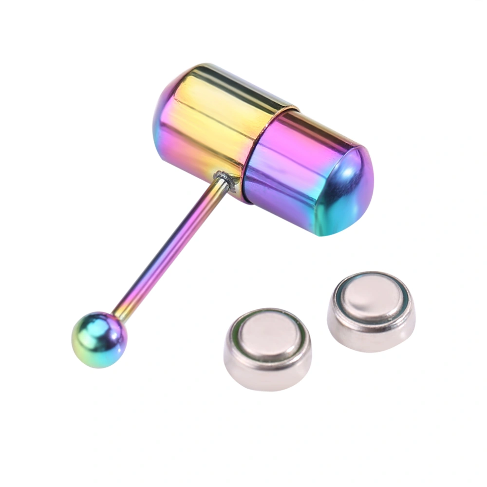 Vibrating Tongue/Belly Button Ring Stainless Steel Stud Body Piercing Jewelry (Tongue Ring)