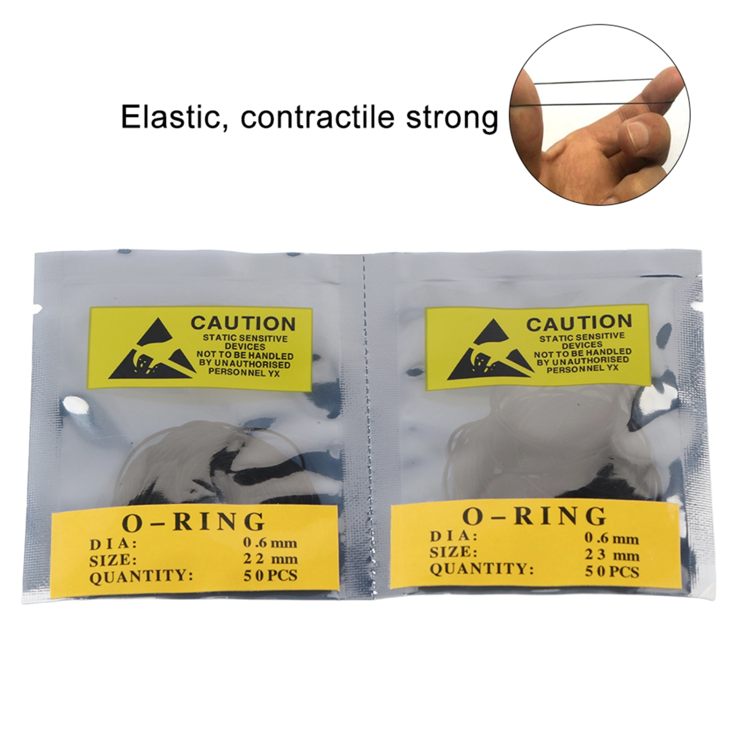 950pcs 0.6mm O Ring Set Sealing Rings Watch Rubber Seals Size 12-30mm