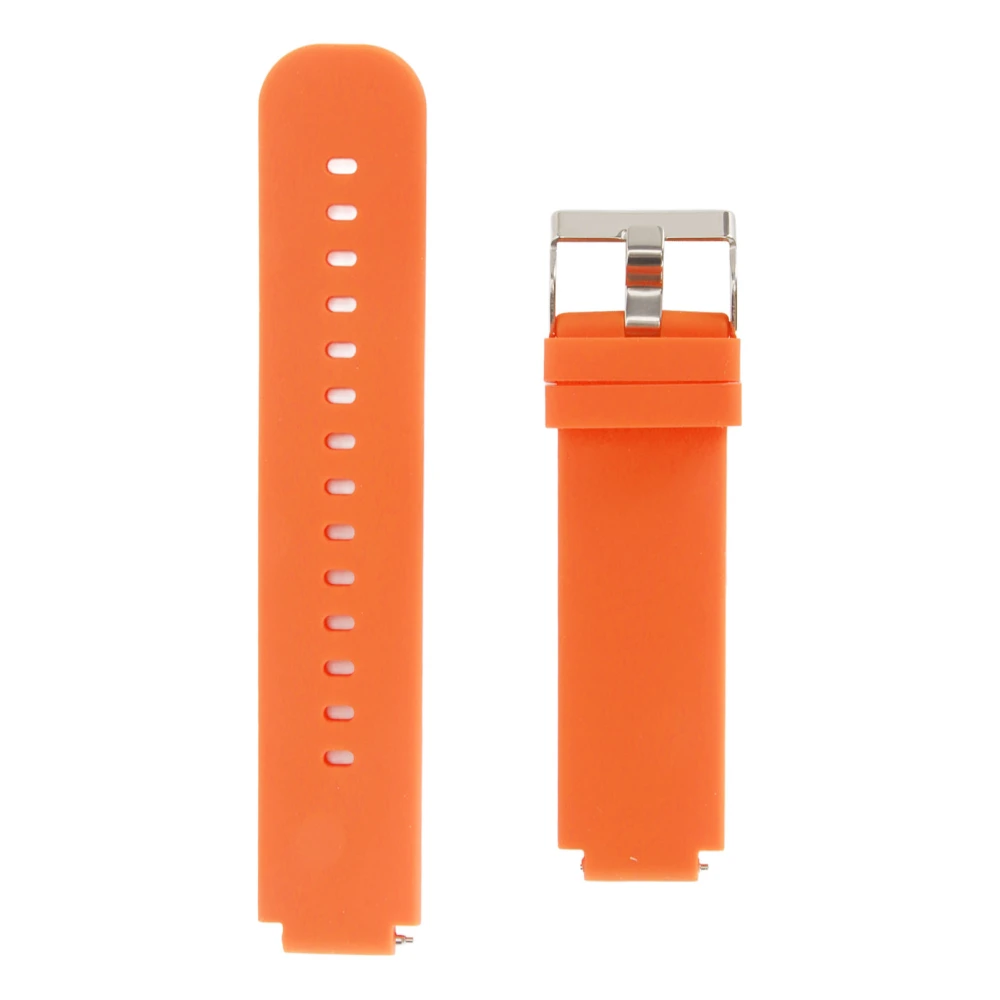 Replacement Watchband Adjust Size Soft Silicone Watch Strap for Watch 2 A1807 Verge 2 Orange