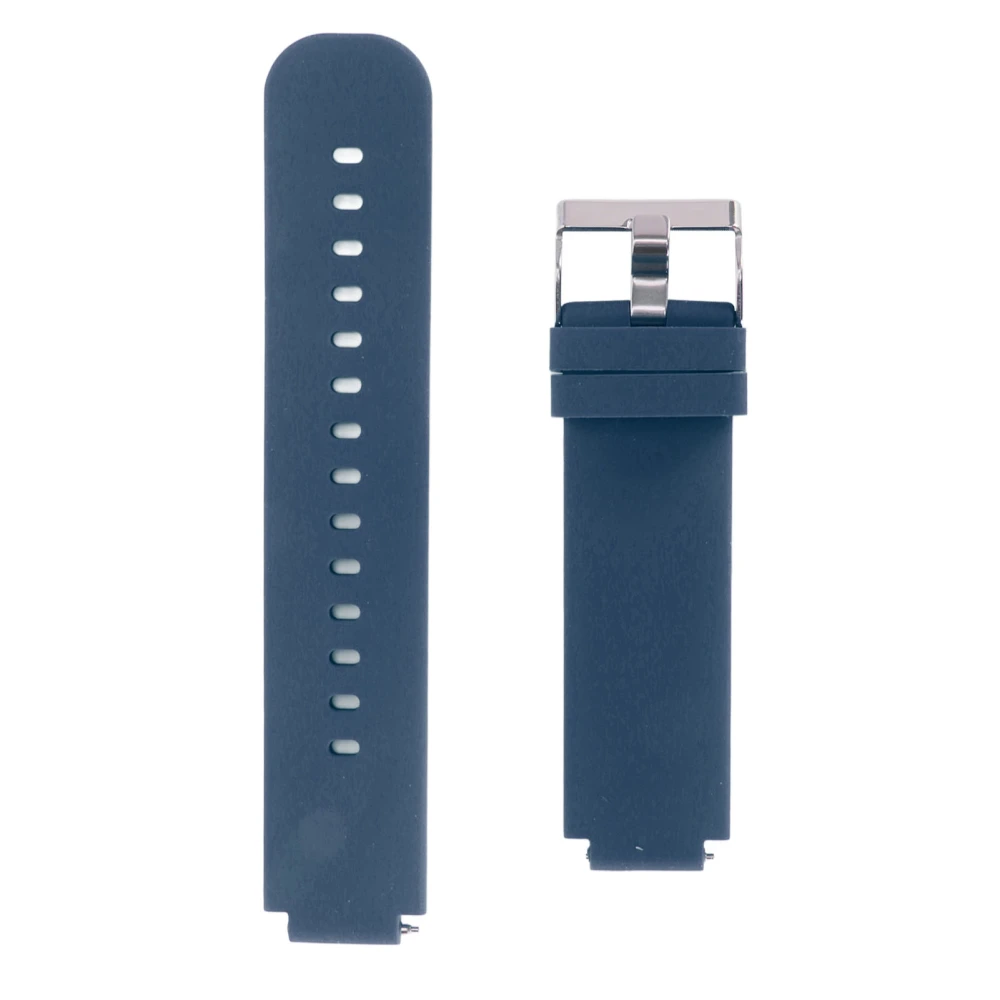 Replacement Watchband Adjust Size Soft Silicone Watch Strap for Watch 2 A1807 Verge 2 Blue