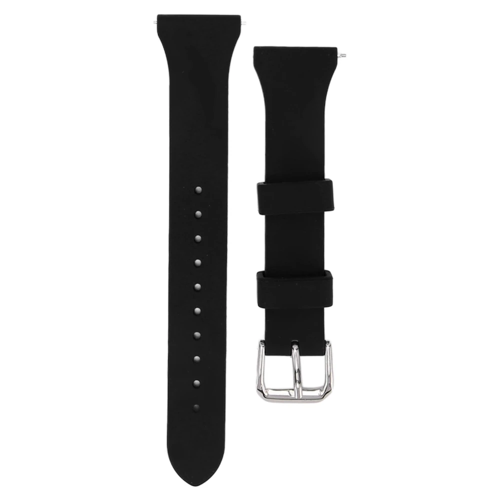 Replacement Sport Watch Band for Amazfit GTS 4 Quick Release Adjustable Silicone Watch Strap for 20mm Wide Lugs Watch Black