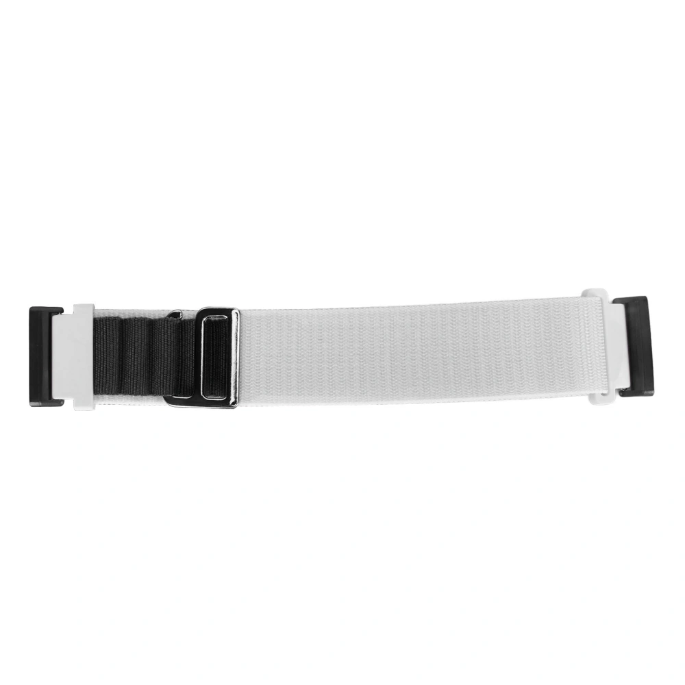 Stretch Woven Nylon Smartwatch Band Strap Replacement Accessory Fit for Fitbit Versa 4 3 Sense 2 White and Black