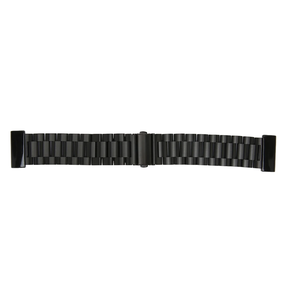 Stainless Steel Watchband Adjustable Replacement Watch Strap with 2 Snap Fastener 26mm for Fenix 7X 6X 5X Black