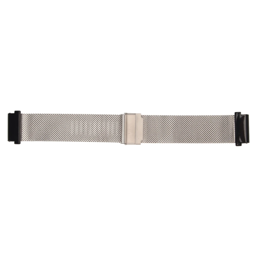 Watch Strap 22mm Stainless Steel Mesh Adjustable Replacement Band For Amazfit Falcon T‑REX 2 Ultra Sliver