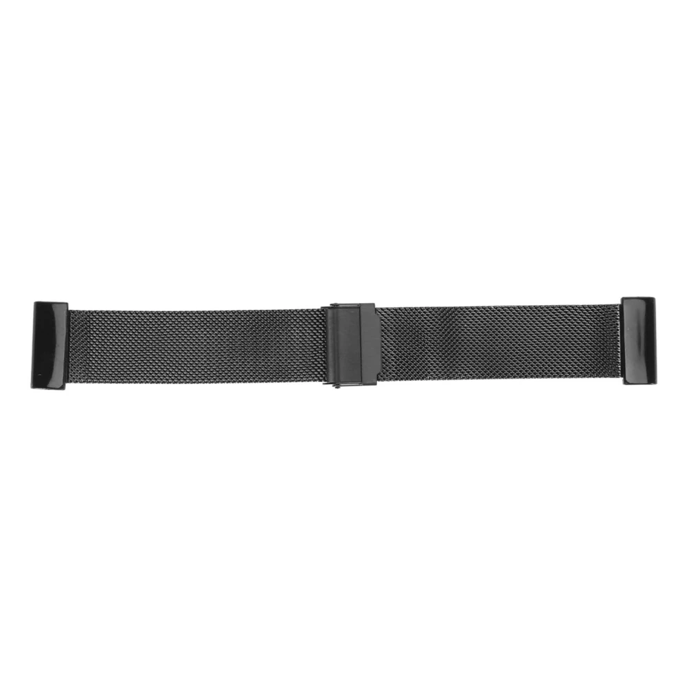 Stainless Steel Mesh Watch Strap Adjustable Quick Release Watch Band 26mm Fit for Garmin Fenix 7X 6X 5X Black