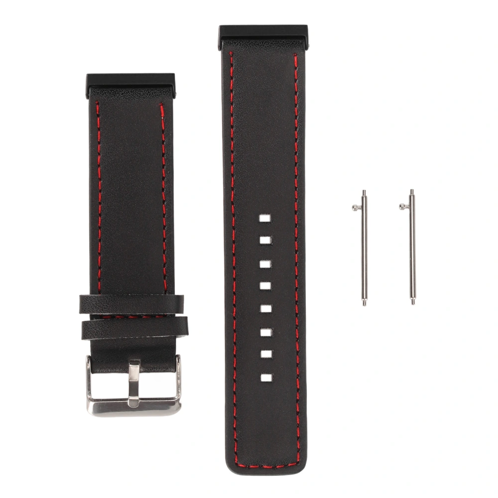 Watchband 24mm PU Leather Quick Release Comfortable Wrist Strap for Suunto Spartan 7 9 D5i