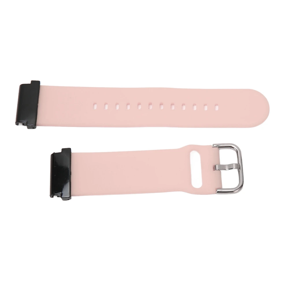 Replacement Wristband 20mm Waterproof Soft Quick Release Silicone Watch Strap for Garmin Fenix 7S Pink