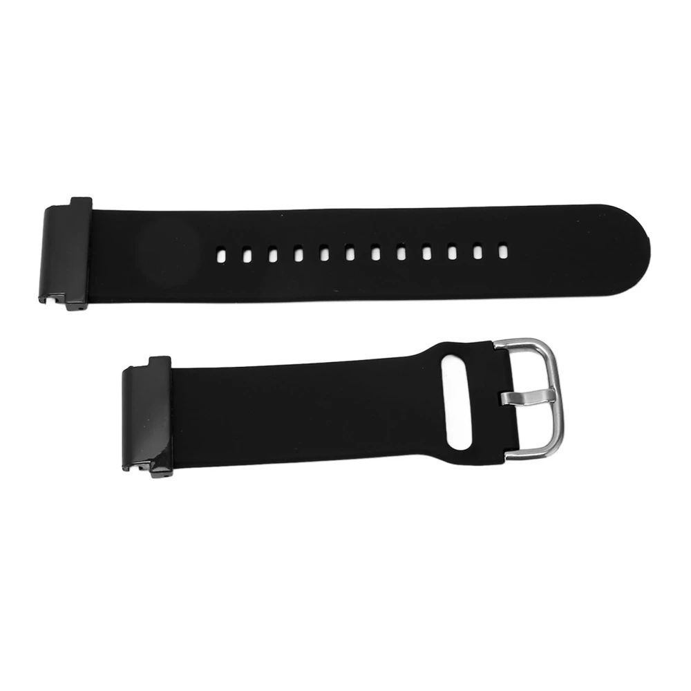 Replacement Wristband 20mm Waterproof Soft Quick Release Silicone Watch Strap for Garmin Fenix 7S Black