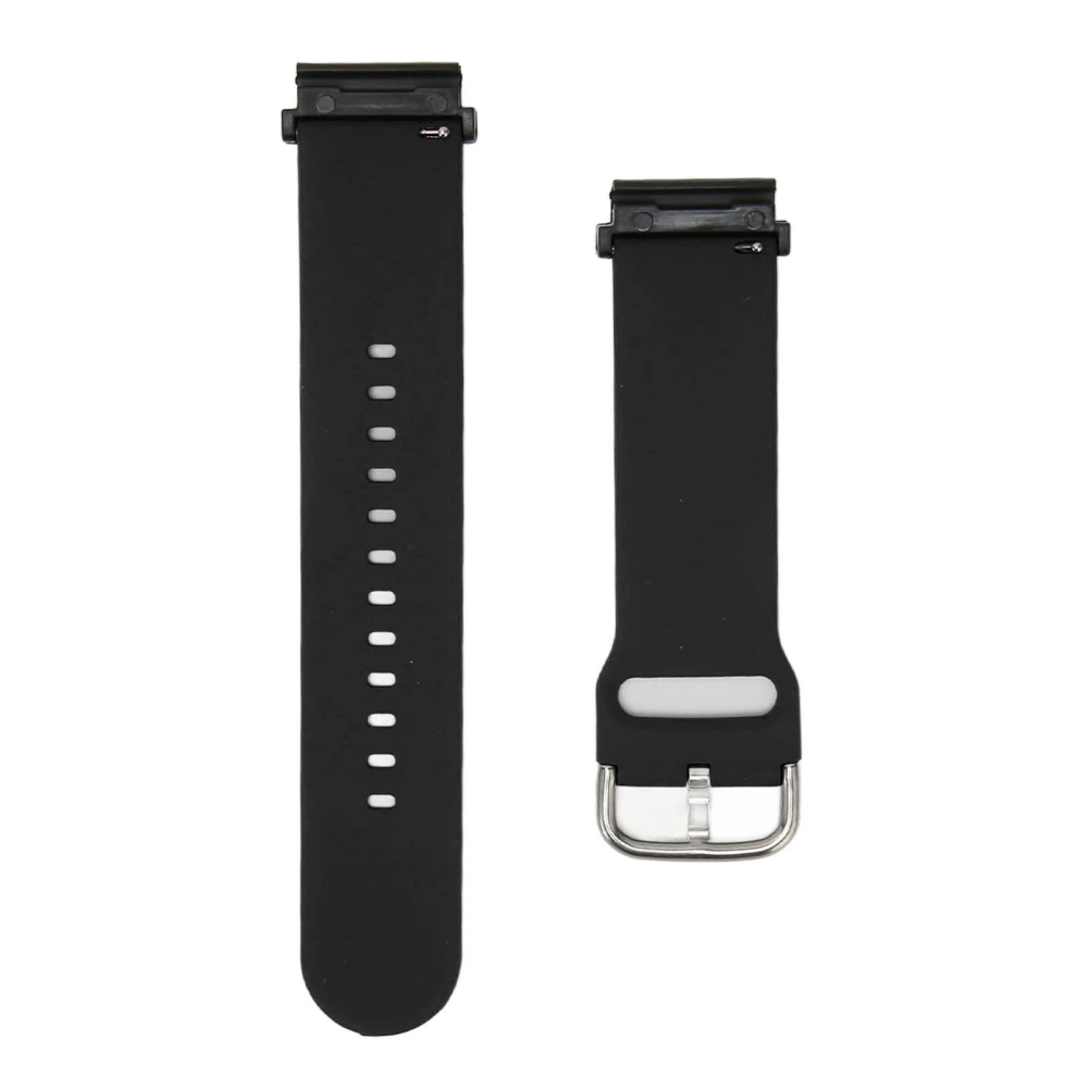 22mm Silicone Watch Band Smart Sports Watch Band Straps Replacement for Garmin Fenix 7 6 5 Black