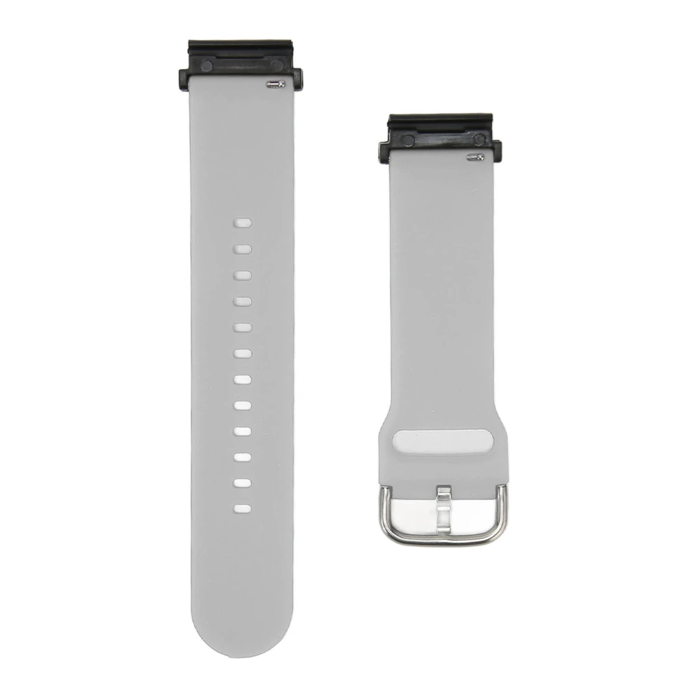 22mm Silicone Watch Band Smart Sports Watch Band Straps Replacement for Garmin Fenix 7 6 5 Grey